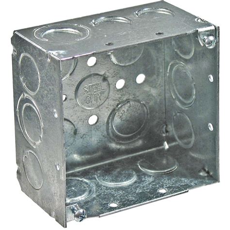 4 square metal concrete box|4 square deep electrical box.